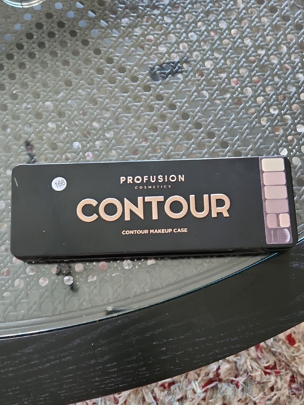 Profusion Cosmetics Contour Makeup Case - Black with Neutral Brown Tones